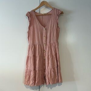 Sweet Wonderer Chunky Button Down Dress